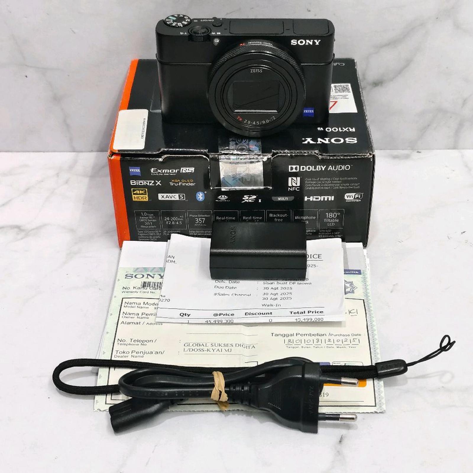 SONY RX100 MARK VII / DSC-RX100 VII / RX100 MARK 7